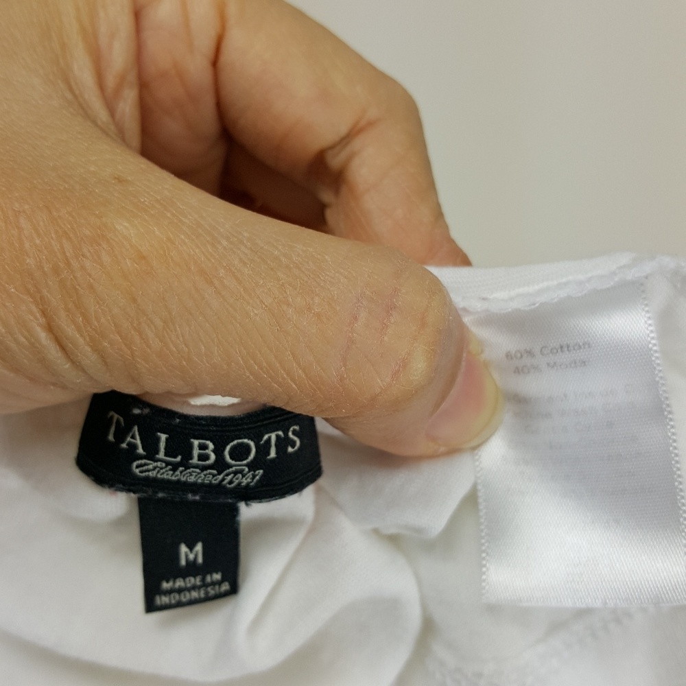 Talbot Simple Casual Short Sleeve Tees Tank Tops - Picture 3 of 5